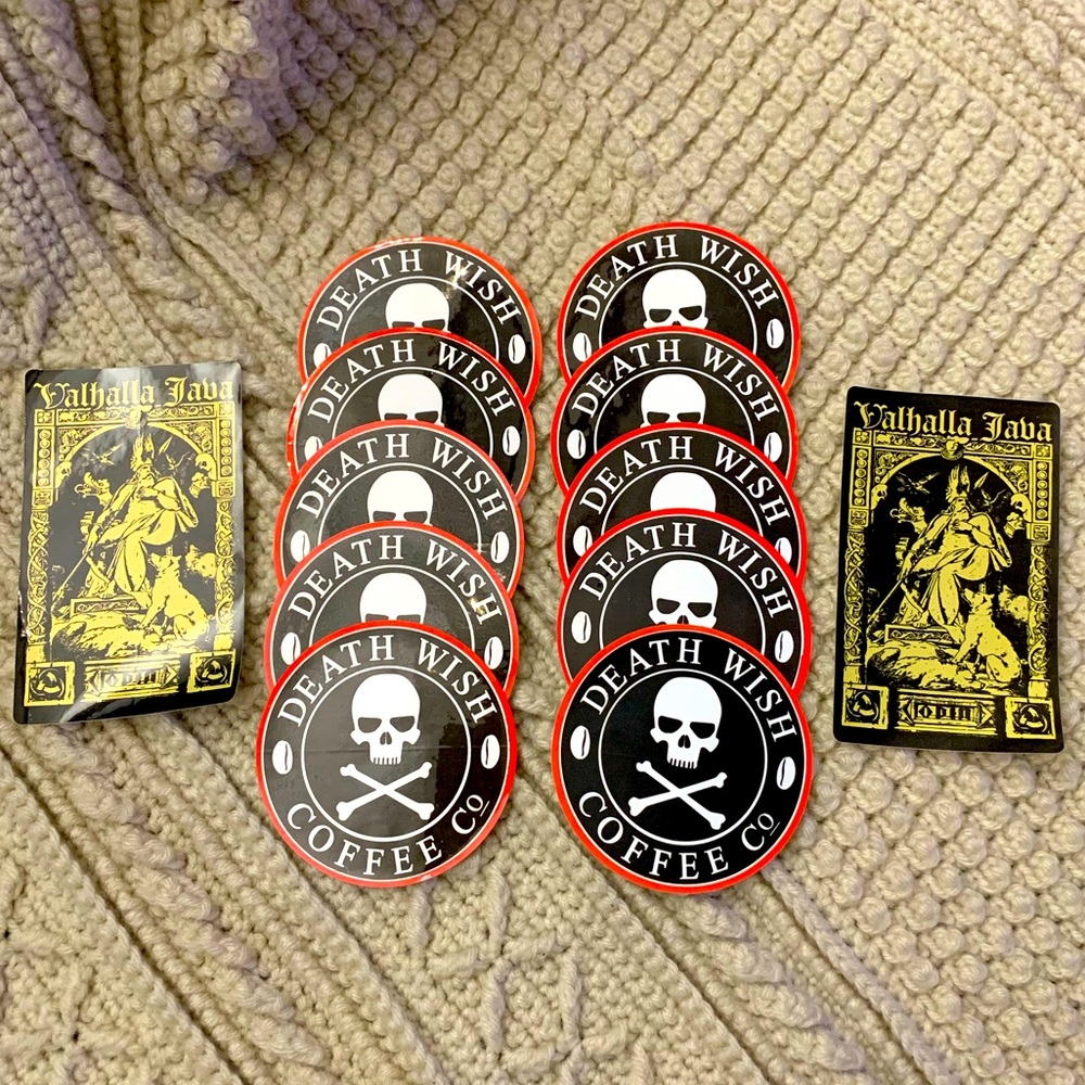 Deathwish Coffee Sticker Set4